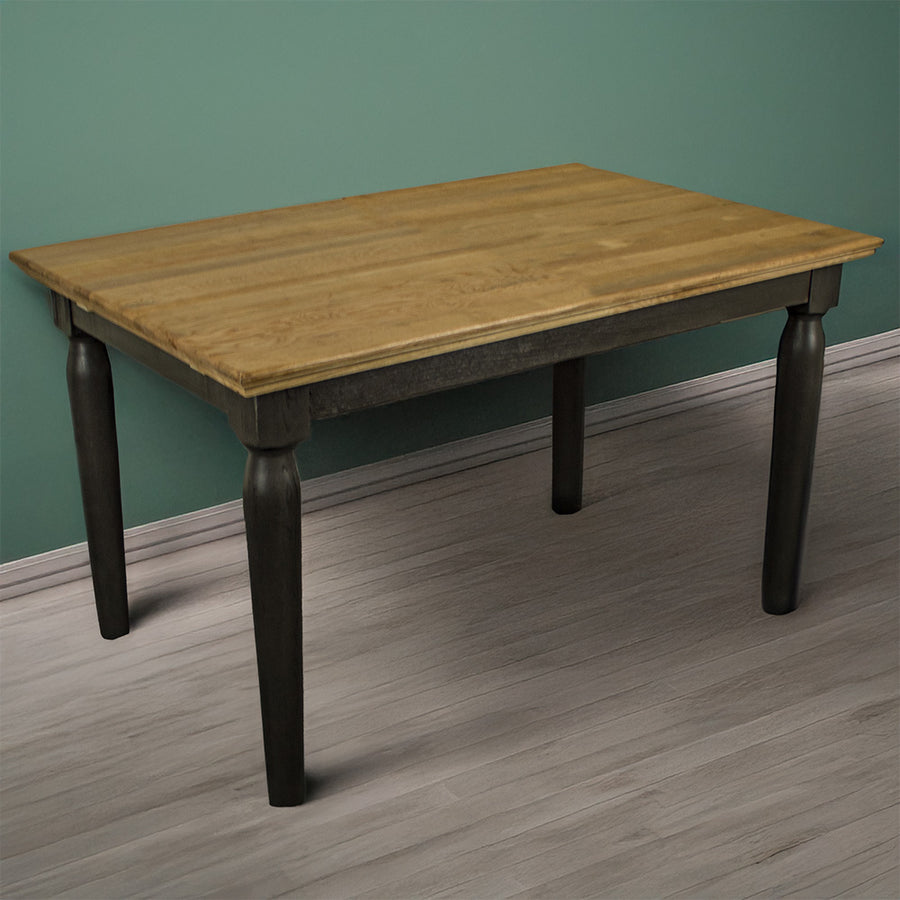 An overall view of the Boston Oak Dining Table.