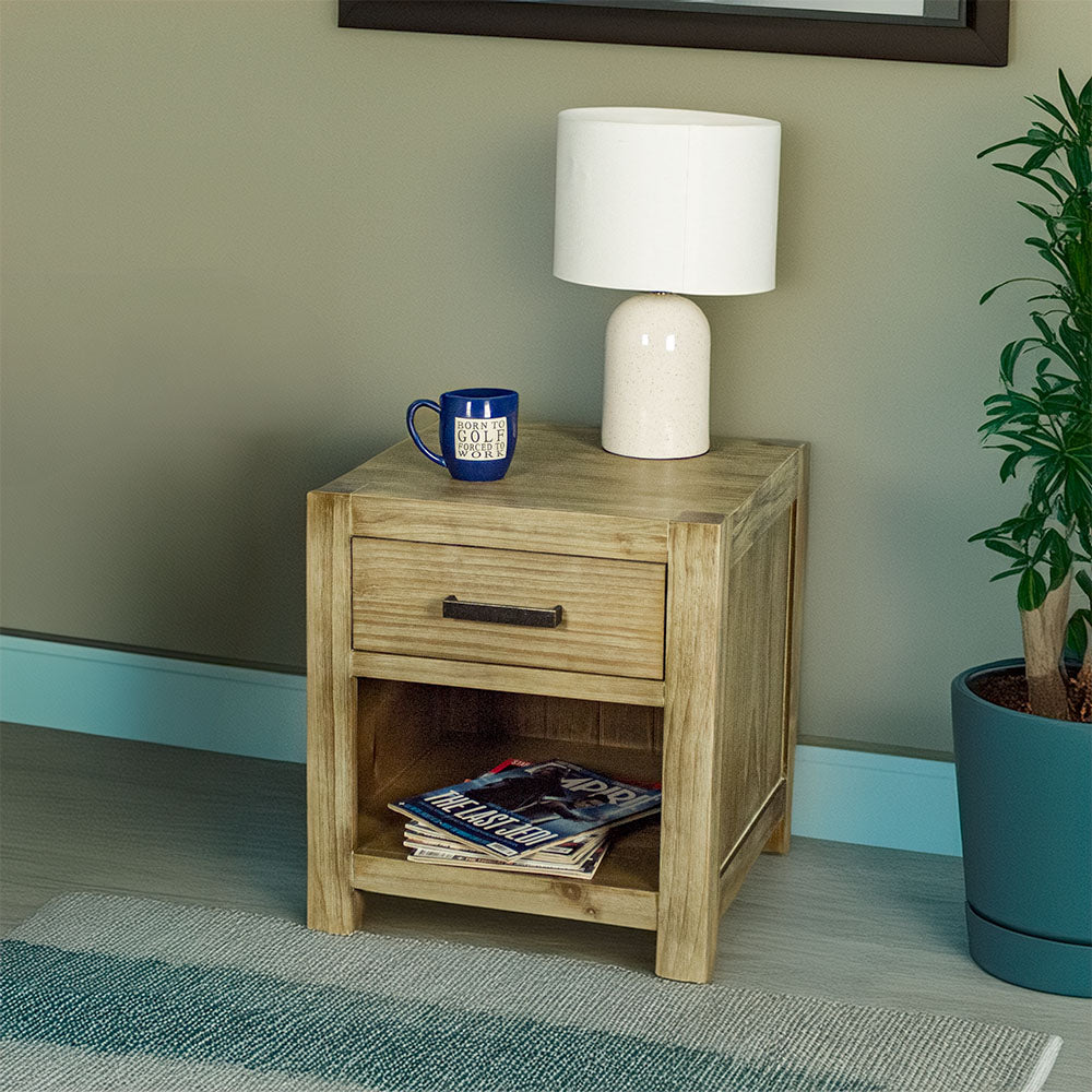 Vancouver Drawer Lamp/Bedside Table