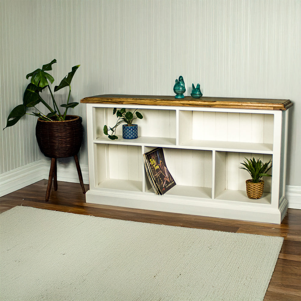 Versailles Outback Oak Bookshelf (Off White)