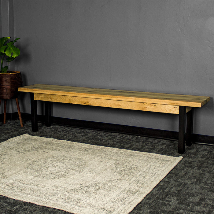 Golden Gate Long Oak Bench