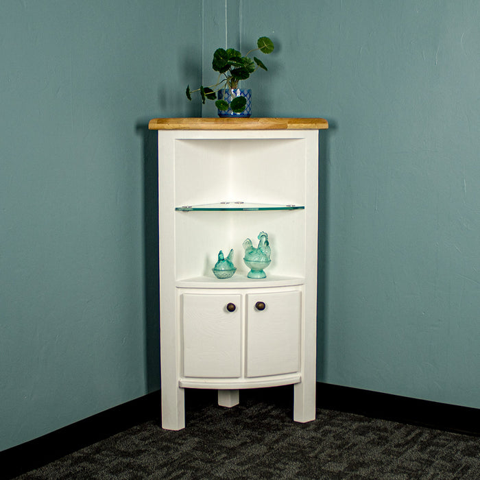Loire Oak Corner Display Unit