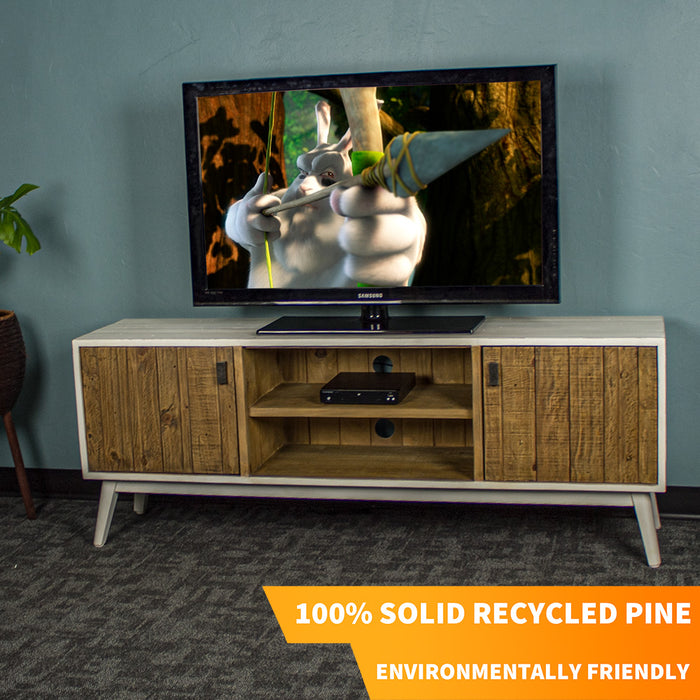 Nova Recycled Pine Large TV Unit