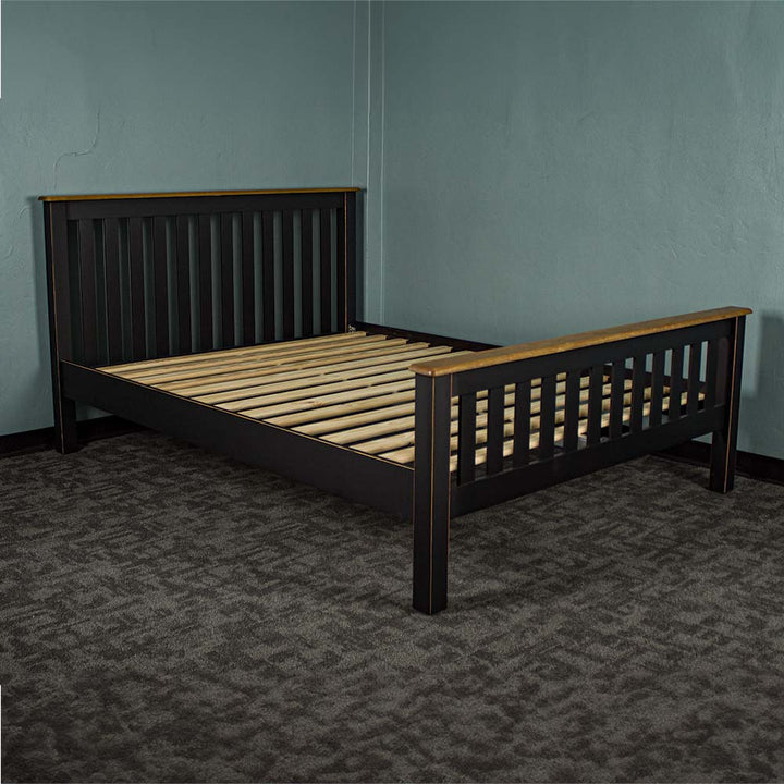 The front of the Cascais Queen Bed Frame.
