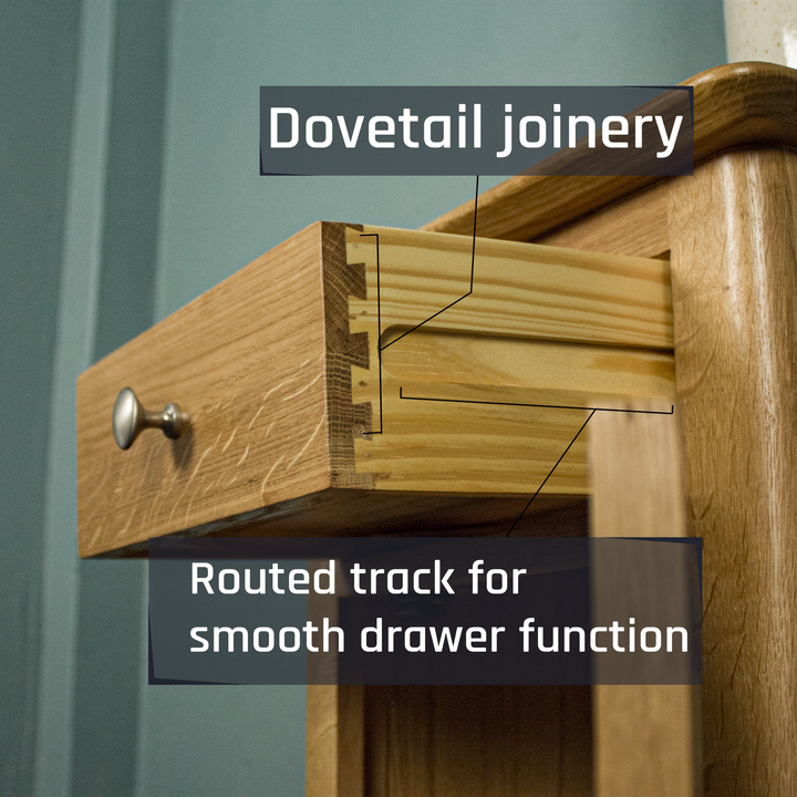 Victoria Small Oak Cupboard