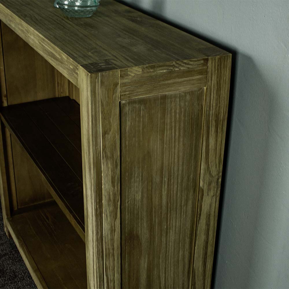 The side of the Vancouver Short Bookcase.