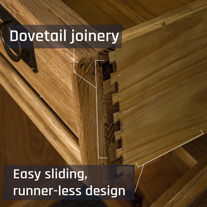 Yes Large Oak Buffet and Hutch