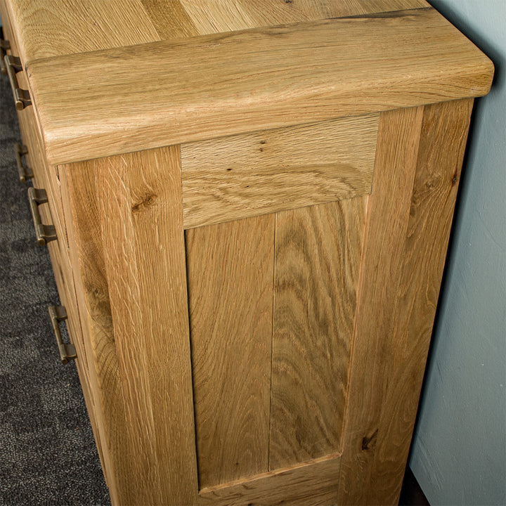Camden 4 Drawer White Oak Lowboy
