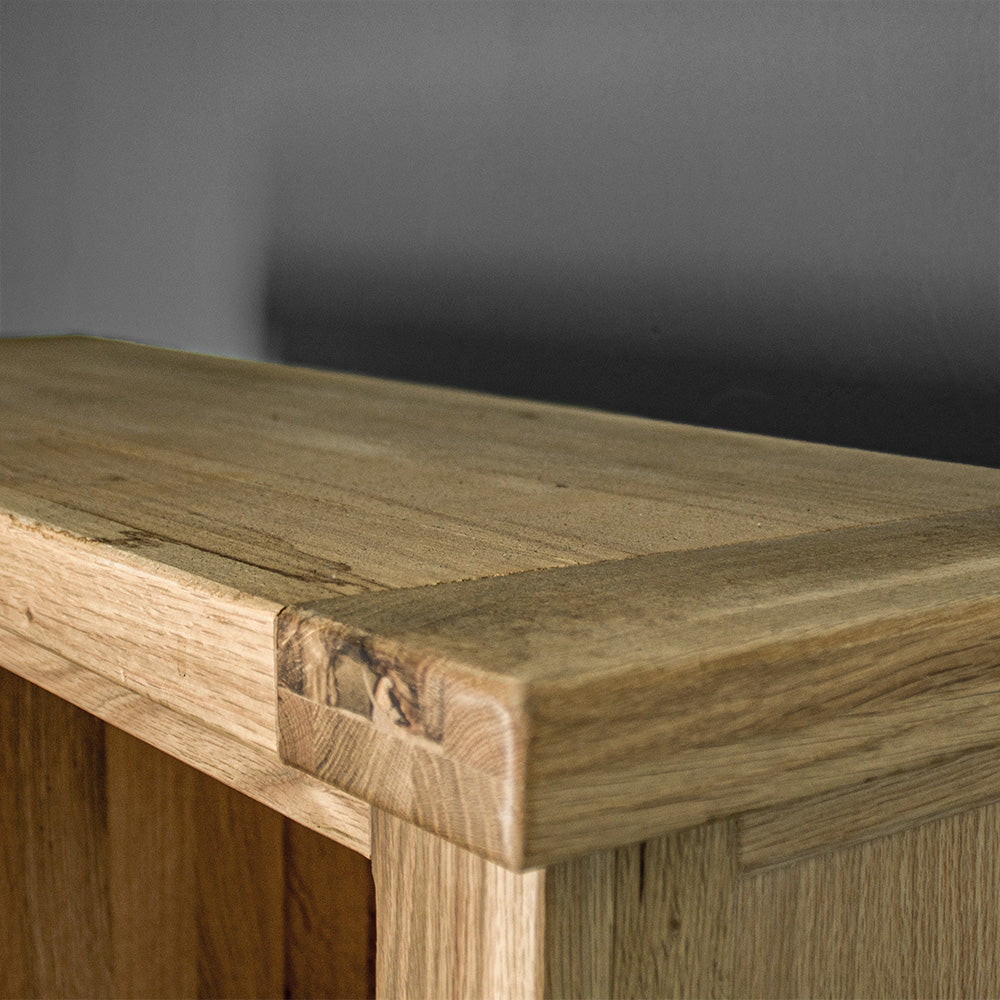 Vancouver Value Large Oak Bookcase