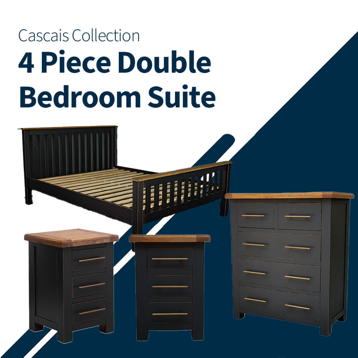 Cascais 4 Piece Double Bedroom Suite