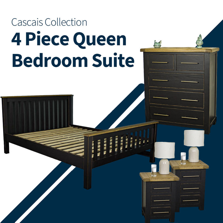 Cascais 4 Piece Queen Bedroom Suite