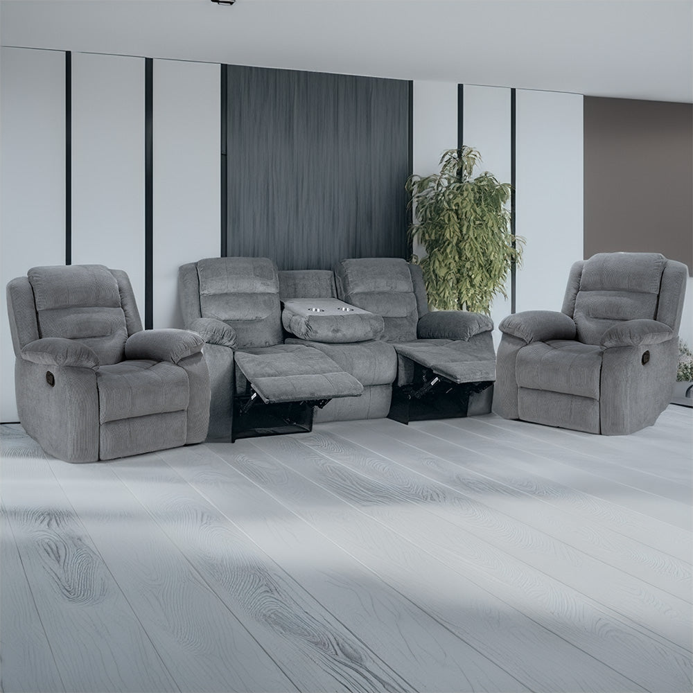 Costanza 3-Piece Lounge Suite with Armchairs Mainland Furniture NZ