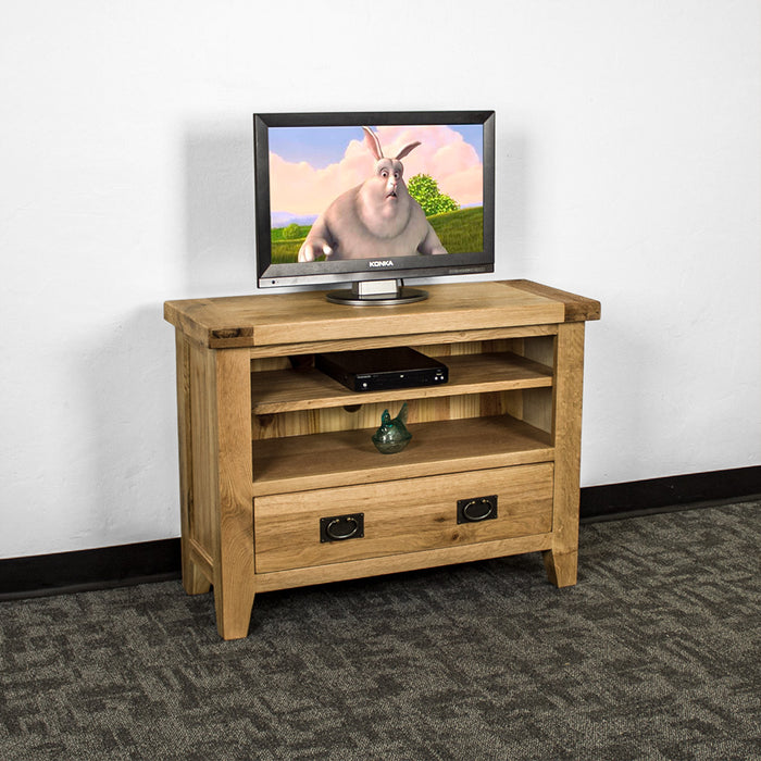 Yes Solid Oak Compact TV Unit