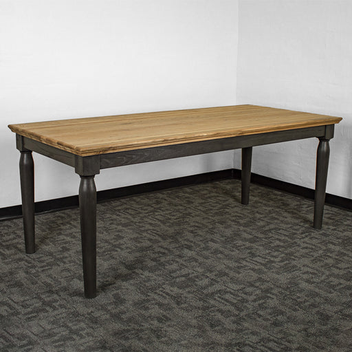 An overall view of the Boston Oak Large 2m Dining Table.