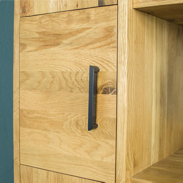 Oscar Oak Display Cabinet / Bookcase