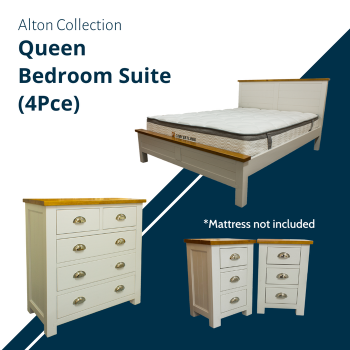 Alton Queen Bedroom Suite (4 Pieces) With Tallboy