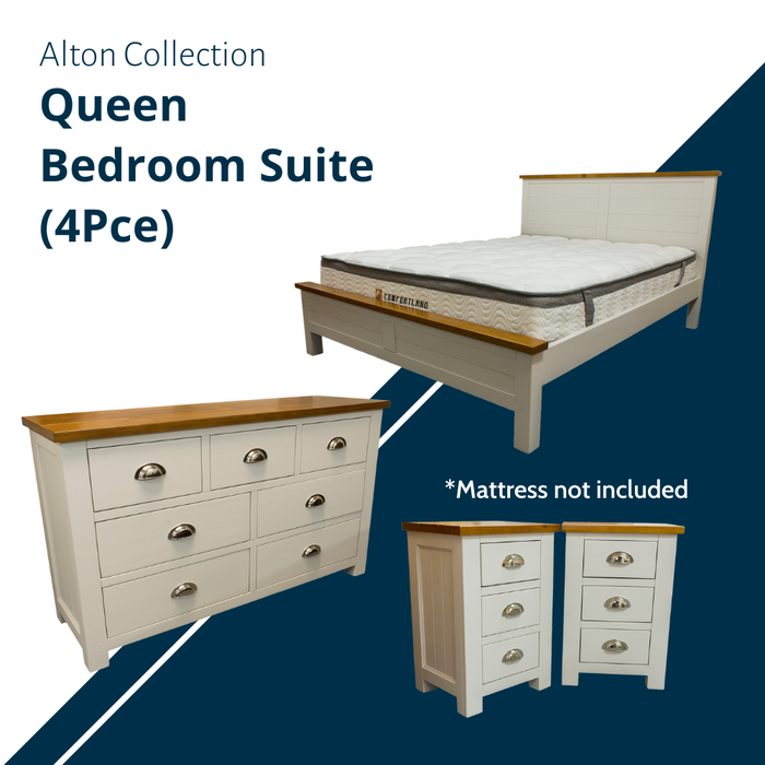 Alton Queen Bedroom Suite (4 Pieces) With Lowboy