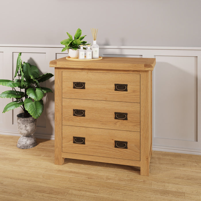 Copenhagen Oak 3 Drawer Chest