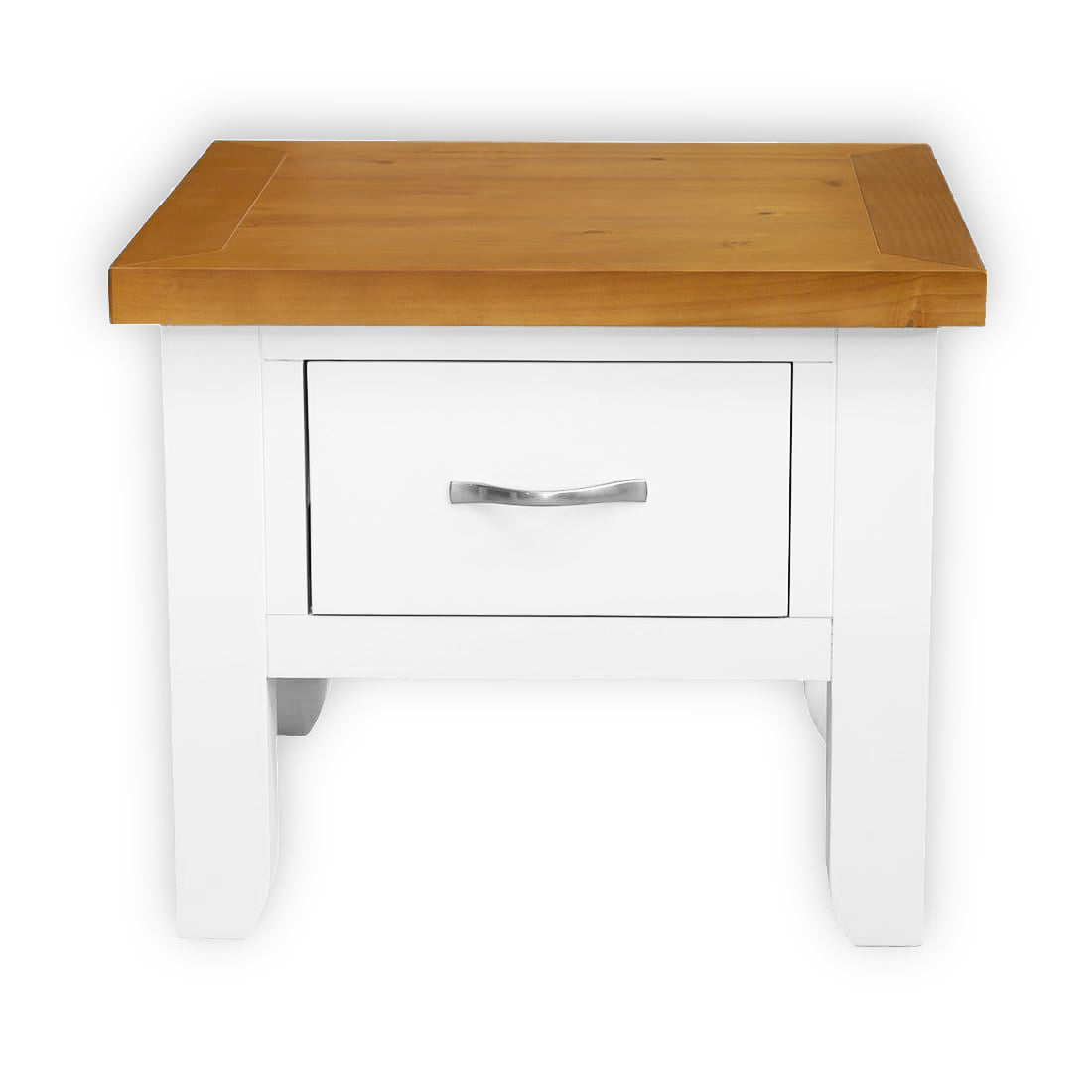 Felixstowe 1 Drawer Pine Lamp Table Mainland Furniture NZ