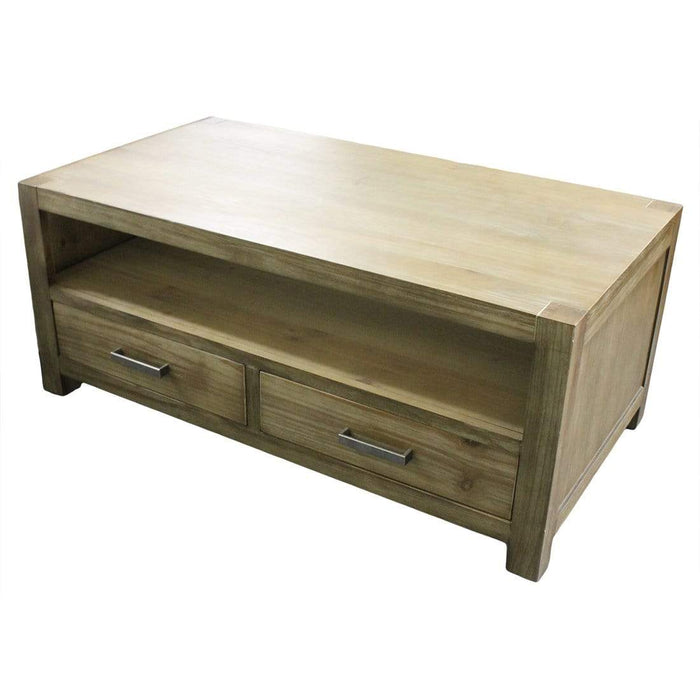 VAN-CF02 Vancouver 2 Drawer NZ Pine Coffee Table Default