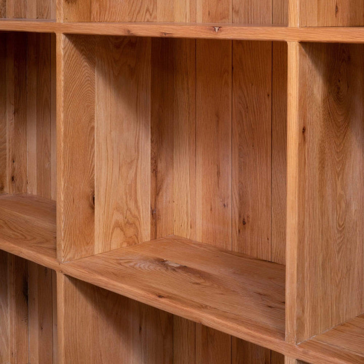 VS-3DBC012 Versailles Large Oak Bookcase with 3 Drawers Default