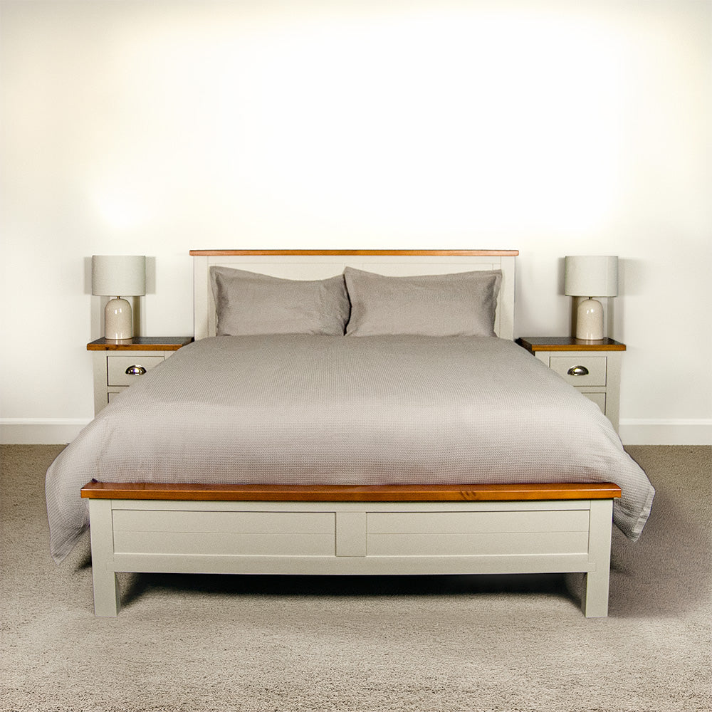 Alton Queen Size Pine Slat Bed Frame