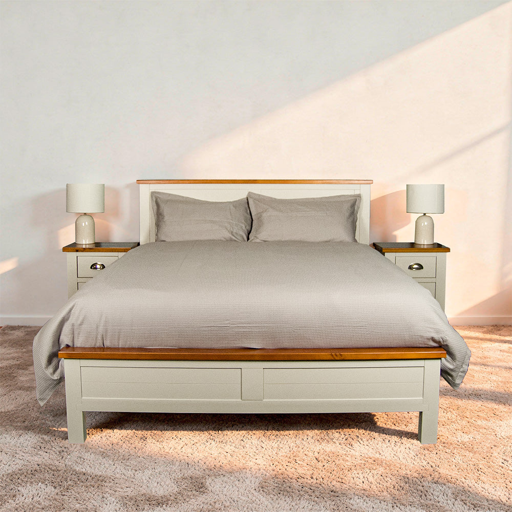 Alton Queen Size Pine Slat Bed Frame