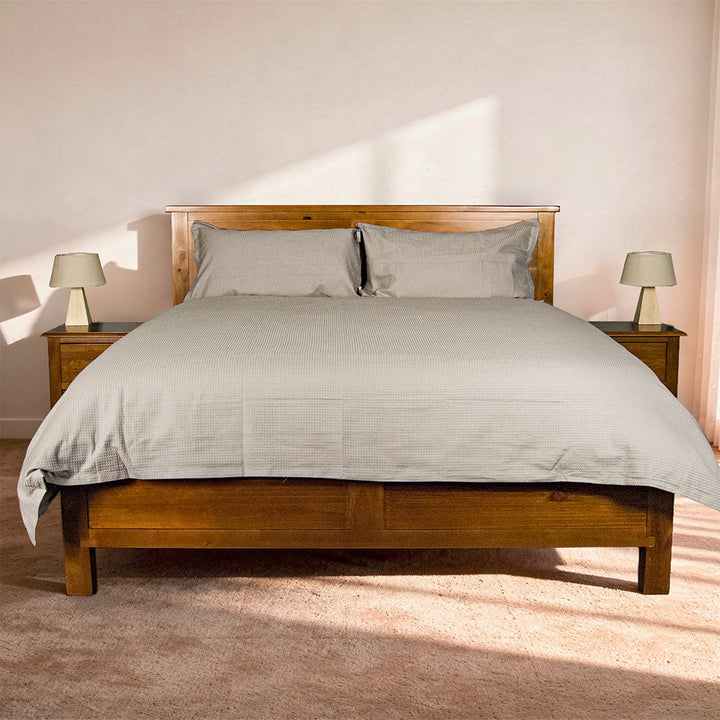 Alton Rimu-Stained NZ Pine King Bed Frame