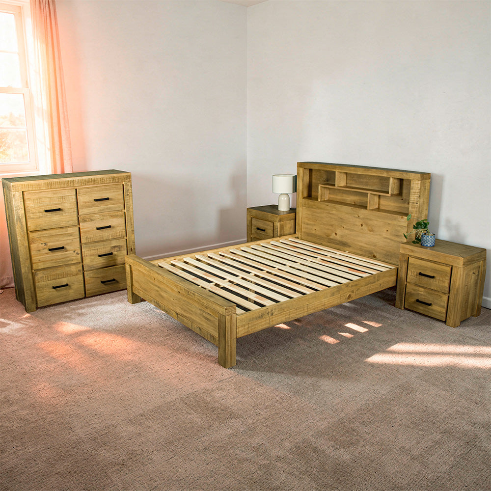 Amarillo 4 Piece King Bedroom Suite with Tallboy
