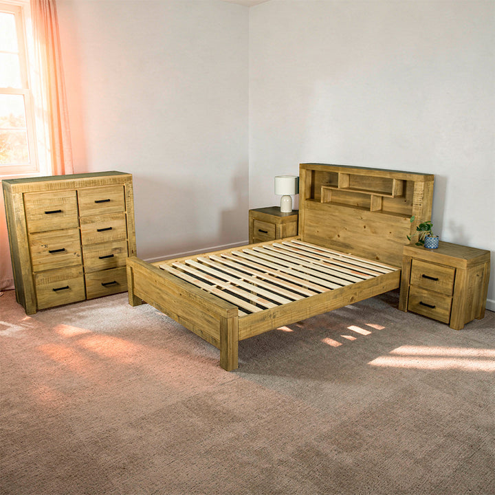 Amarillo 4 Piece King Bedroom Suite with Tallboy