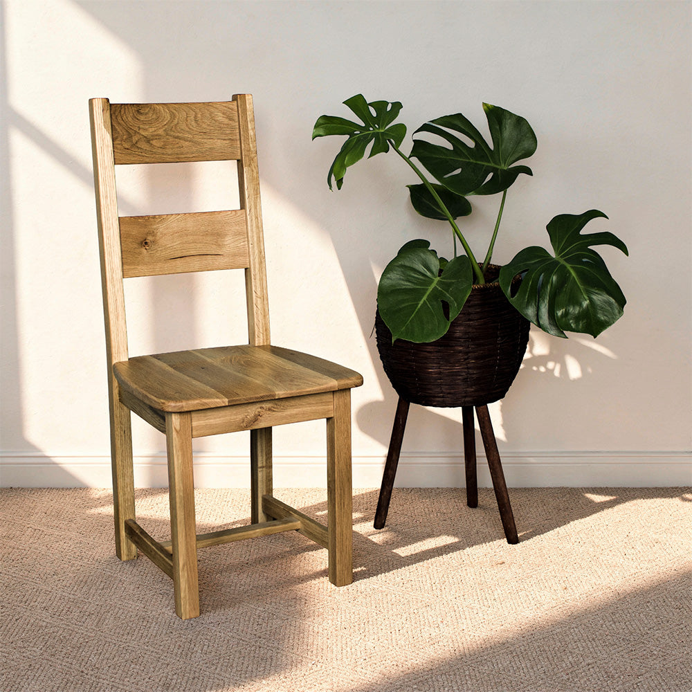 Amstel Solid Oak Dining Chair