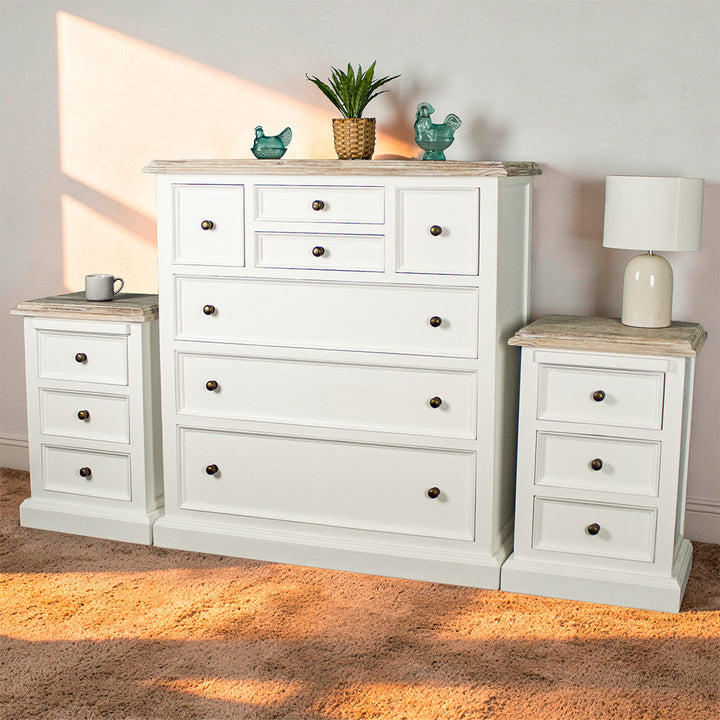 Biarritz 3 Piece Bedroom Suite With Tallboy
