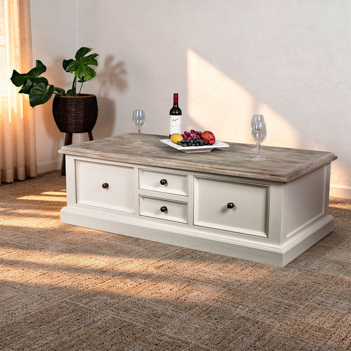 Biarritz 4 Drawer Extra-Large Coffee Table