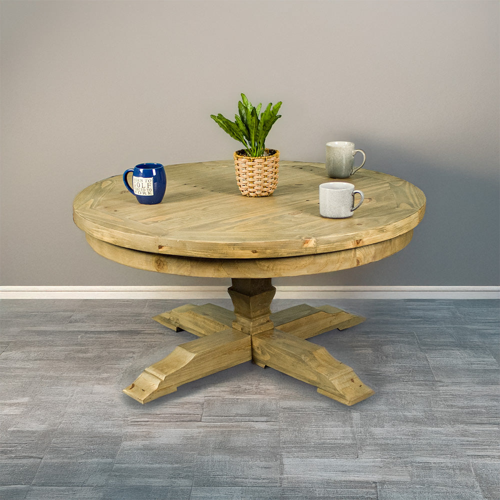 Buffalo Recycled Pine Round Coffee Table