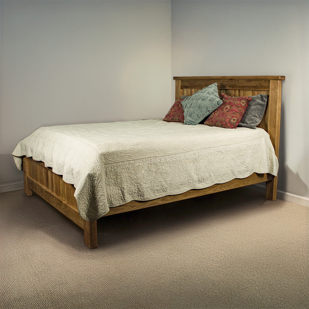 Camden Oak Double Size Bed Frame