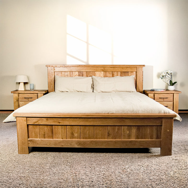 Camden King Size Oak Slat Bed Frame