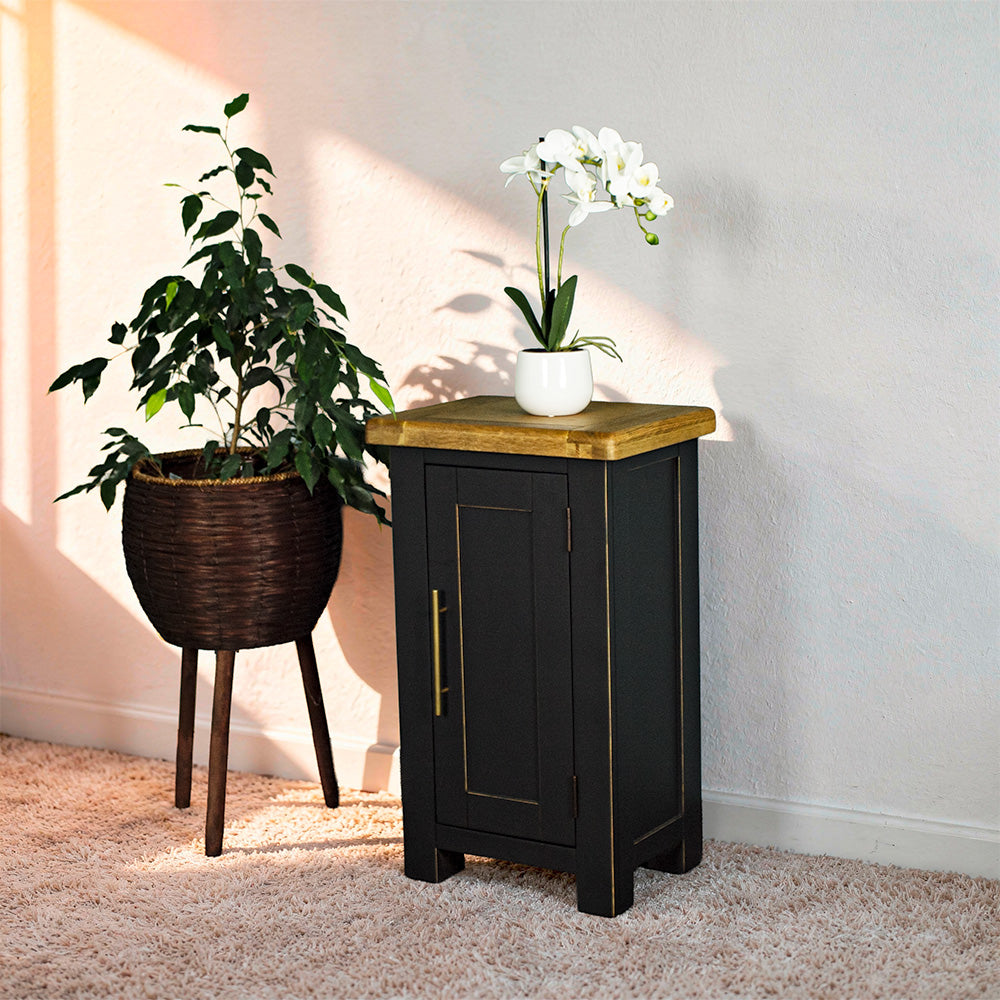 Cascais Small Black Cupboard
