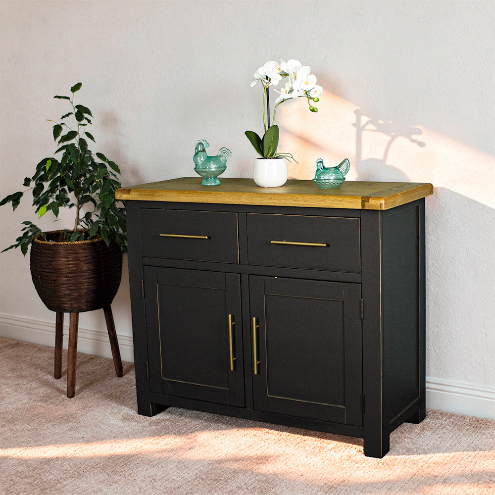 Cascais Oak-Top Two Drawer Buffet