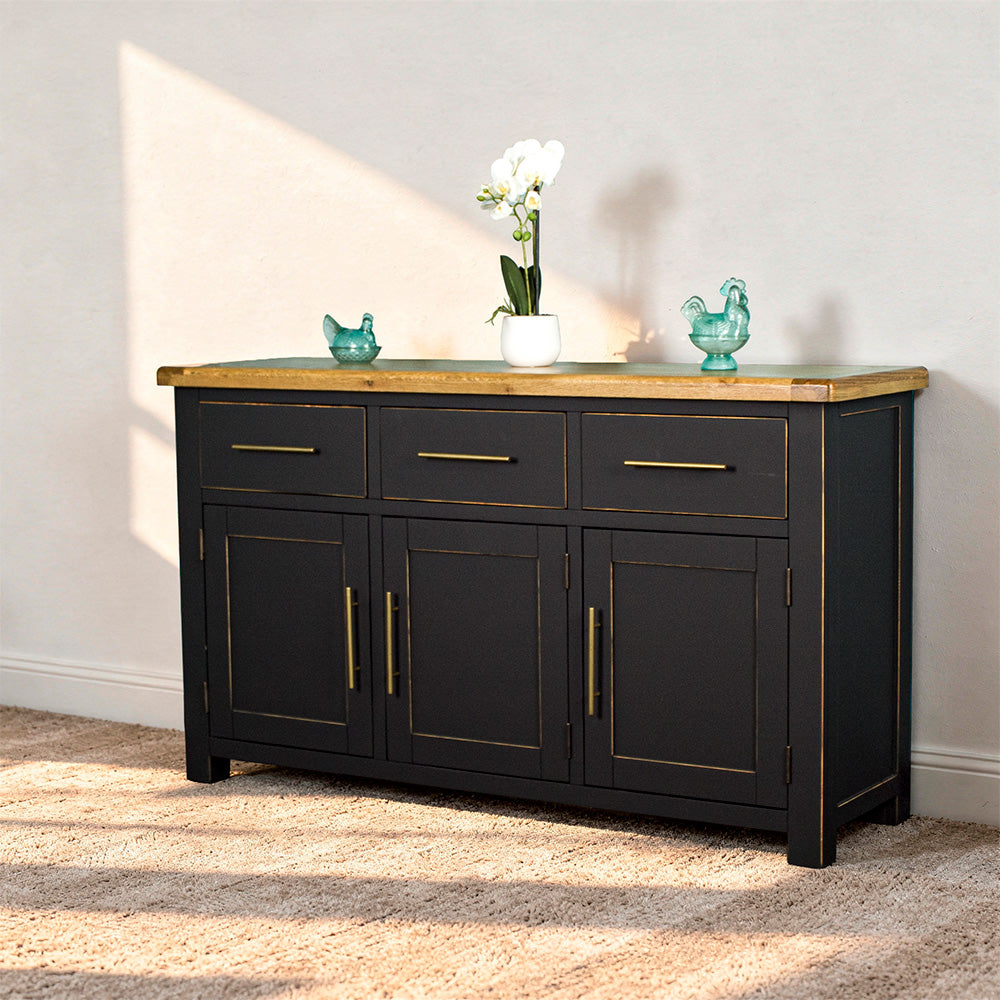 Cascais Large Black Buffet