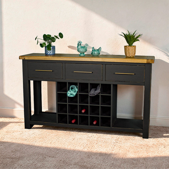 Cascais Large Buffet with Wine Rack