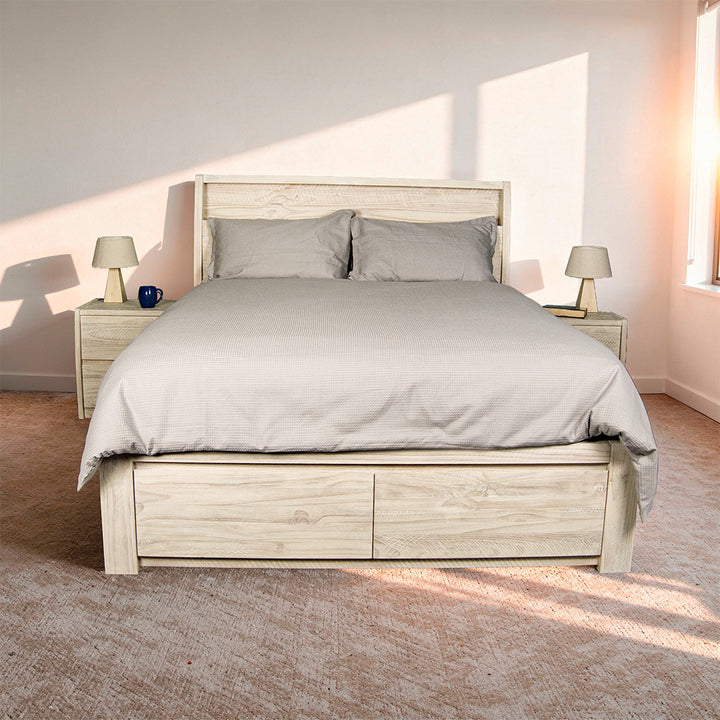 Charlotte NZ Pine Queen Bed Frame