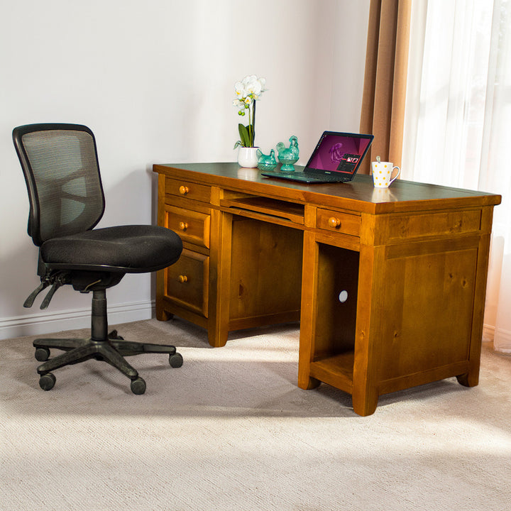Cranford Computer Desk with Rimu Finish