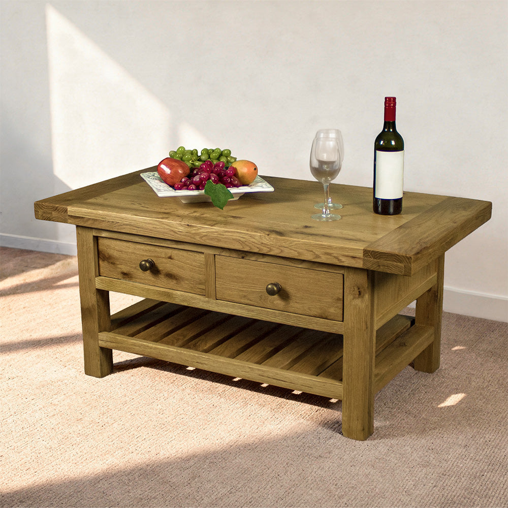 Farmhouse Oak Coffee Table