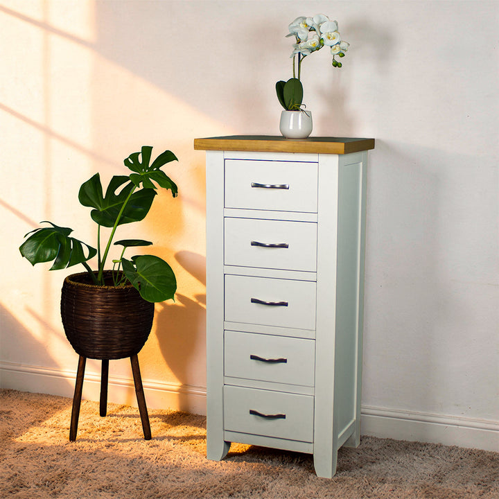 Felixstowe 5 Drawer Pine Lingerie Chest