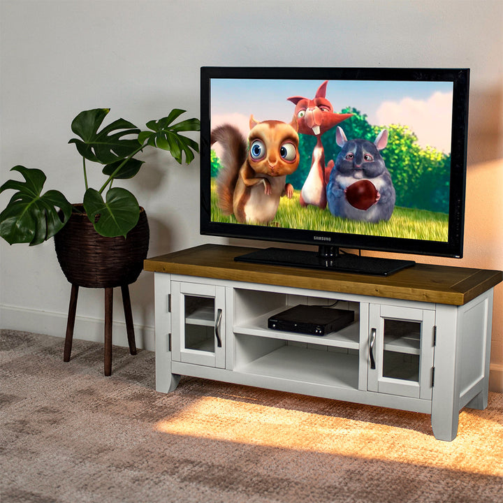 Felixstowe 2 Door Entertainment Unit (White)