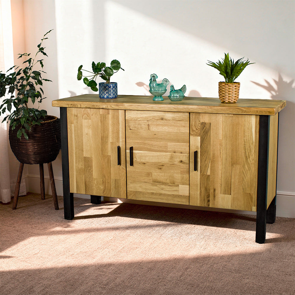 Golden Gate Three Door Oak Buffet