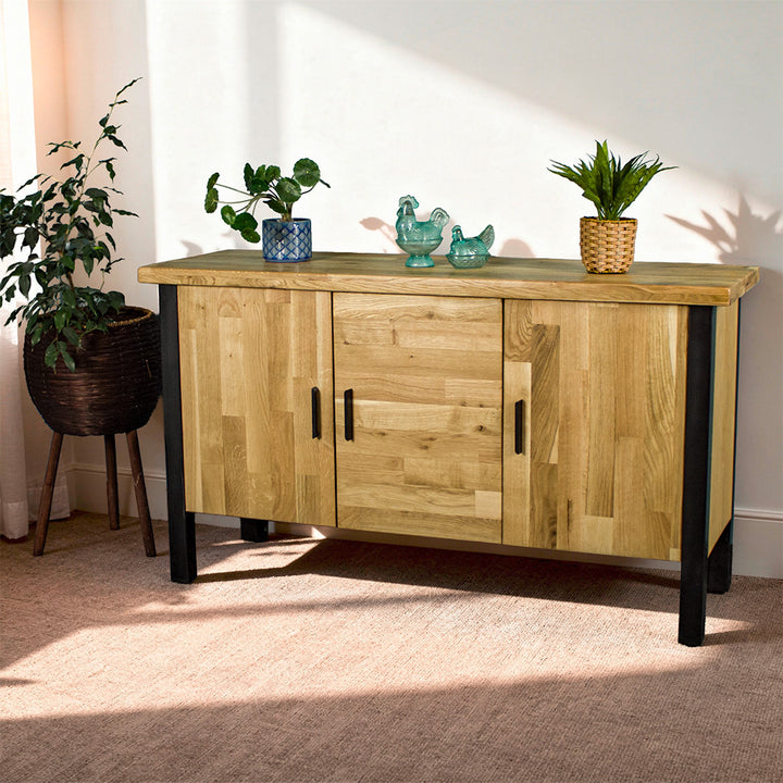 Golden Gate Three Door Oak Buffet