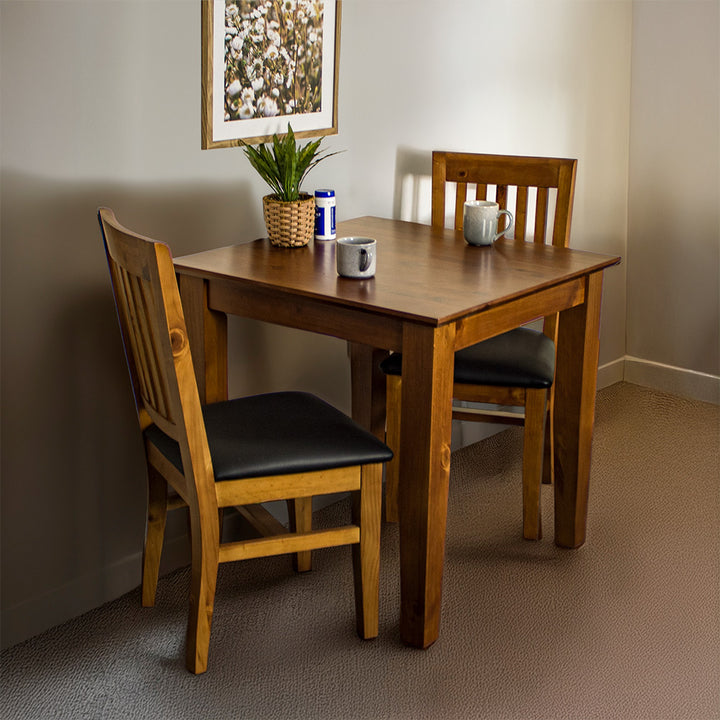Hamilton 3 Piece Dining Suite with 800mm Square Table