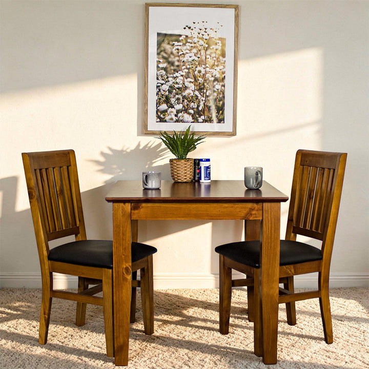 Hamilton 2 Seater Dining Suite with 800mm Square Table