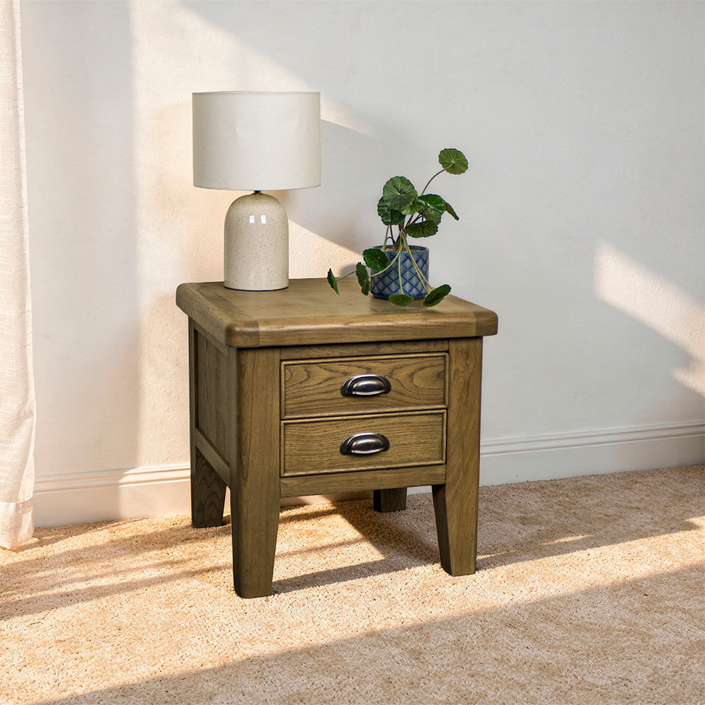 Houston Oak Lamp Table
