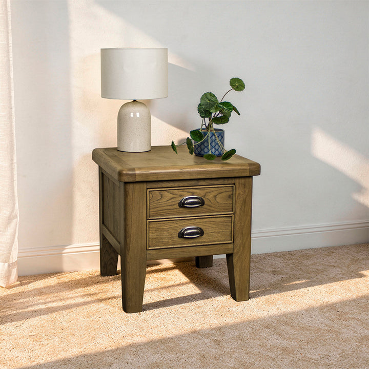 Houston Oak Lamp Table